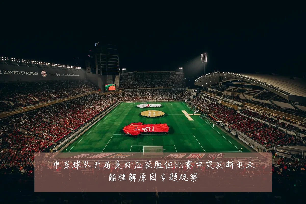 申京球队开局良好应获胜但比赛中突发断电未能理解原因专题观察